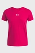 Жіноча малинова футболка UA Rival Core SS Under Armour XS 1383648-681 - изображение 3