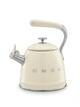 Чайник зі свистком Smeg 2,3 л кремовий - изображение 1