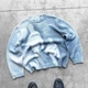 Світшот стильний в стилі supreme светр y2k sk8 vintage тіні L Blue - зображення 1