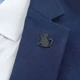 Значок из стали BROCHE брошь бижутерия Животные Кошка силуэт чёрный BRGV115382 - изображение 2