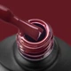 KOMILFO Deluxe Series HEMA/TPO FREE №D098 Гель-лак бордово-коричневий, 8 мл - изображение 2
