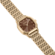 Жіночий Годинник Burker Watches Julia Коричнево-золотий - зображення 6