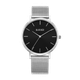 Жіночий Годинник Burker Watches Ruby Чорно-срібний Сітка - изображение 1