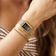 Жіночий Годинник Burker Watches Olivia Чорно-золотий - изображение 5