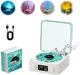 Bluetooth колонка нічник проектор зоряного неба дитячий Wave Atmosphere Speaker KW03 з RGB підсвіткою проектор океану для сну портативна для спальні дитячої з будильником дисплеєм акумулятор 1500 мАг 5Вт BT 5.0 AUX TF карта - зображення 2