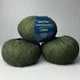 Пряжа Avanti Yarn DANCE (Денс), упаковка 5 мотків по 50г (упаковка 250 грамм) 251/347 зелений з золотим люрксом - изображение 1