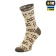 Шкарпетки легкі M-Tac Mk.3 Pirate Skull, Brown/Coyote, 39-42 - зображення 1
