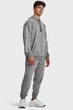Чоловічий сірий спортивний костюм (худі, штани) UA Rival Fleece Suit Under Armour XS 1379768-025 - изображение 1