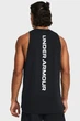 Чоловіча чорна майка UA BASELINE COTTON TANK Under Armour 3XL 1361901-005 - изображение 2