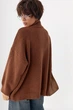 В'язаний кардиган оверсайз на блискавці Lurex Коричневий One Size (722501) - зображення 2