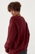 В'язаний вільний кардиган на гудзиках Lurex Бордовий One Size (5101) - зображення 2