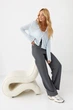 Кардиган з легкої в'язки на гудзиках Lurex Блакитний One Size (2703) - зображення 3