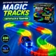 Дитячий іграшковий гоночний трек з машинкою та підсвіткою Magic Tracks 220 предметів - изображение 1