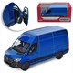 Іграшкова машинка мікроавтобус Mercedes-Benz Sprinter дитяча металева колекційна авто модель іграшка Мерседес Бенц Спринтер з відкривними дверима та багажником 12.5 см синій - зображення 1