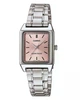 Casio LTP-V007D-4E жіночий кварцовий годинник, сталь, рожевий циферблат, 30 WR - зображення 1