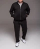 Чоловічий спортивний костюм чорний 5XL арт.2514 - изображение 2