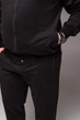 Чоловічий спортивний костюм чорний 4XL арт.2514 - зображення 4