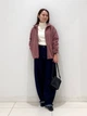 Куртка демисезонная женская Uniqlo 846680495 XL Розовая (1159857683) - изображение 4