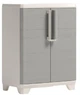 Багатофункціональна шафа пластикова Keter/Kis Armadio Linear Wood Вasso 248101 низька бежева - изображение 5