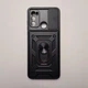 Ударопрочный чехол CamShield Ring для Motorola G60 противоударный бампер черный - изображение 1