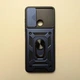 Ударопрочный чехол CamShield Ring для Motorola G60 противоударный бампер синий - изображение 2