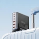 Мережевий зарядний пристрій ESSAGER Engine 85W Desktop Charging Station GAN 3C+3A Multi-Port Fast Charger (EZC85W-SXB0G-Z) - зображення 9