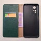 Чехол книжка Keyunfei для Xiaomi Redmi Note 12S на магните зеленый - изображение 3