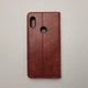 Чехол книжка Keyunfei для Xiaomi Redmi Note 5 / Note 5 Pro на магните коричневый - изображение 2