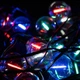 Солнечная гирлянда 20 ламп G50 RGB + тёплый белый 3000K с пультом / уличная LED гирлянда на солнечной батарее IP44 / декоративная гирлянда для сада террасы балкона - изображение 6