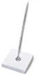 Długopis ze stojakiem PartyDeco 8 x 8 x 16,5 cm Srebrny (SD10-018) (5902230721418) - obraz 1