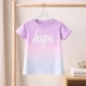 Дитяча футболка бузкового кольору для дівчинки Hype kids 98-104 см (3-4Y) - зображення 1