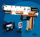 Детский конструктор пистолет Desert Eagle 345 дет, стреляющее игрушечное оружие набор для мальчика с мишенью - изображение 1