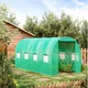 Усиленная теплица садовая парник 10 м² 400×250×200 см Kontrasto KO2504252 армированная зеленая для выращивания овощей, рассады и растений - изображение 3