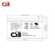 Батарея к ИБП CSB GP1272 F2 12V-7Ah - изображение 4