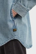 Жіноча блакитна джинсова сорочка Maxi G-Star RAW S D27695, D788 - зображення 4