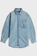 Жіноча блакитна джинсова сорочка Maxi G-Star RAW S D27695, D788 - зображення 7