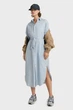 Жіноче блакитне плаття біля смужку Long Shirt Dress Wmn G-Star RAW XS D24625,D592 - зображення 1