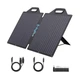 Складна Сонячна батарея BIGblue B418 100W Solar panels портативний зарядний пристрій Фотогальванічна розкладна панель з ручками IP65 - зображення 1