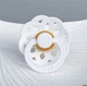Соска пустушка розмір 1 (0 - 6 міс.) BIBS Boheme Latex Round (кругла) – White - изображение 1