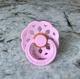 Соска пустушка розмір 1 (0 - 6 міс.) BIBS Boheme Latex Round (кругла) – Baby pink - зображення 1