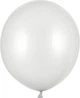 Повітряні кульки PartyDeco Strong Metallic 43 см Срібний сніг 25 шт (5904555098954) - зображення 1