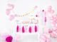 Balony PartyDeco Pastel Kropki Baby 30 cm Różowe 50 szt (5901157492425) - obraz 4