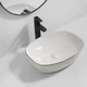 Раковина накладна Mixxus Premium DIVERSE-0109 EDGE GOLD 500х380х140 мм MP6548 - зображення 2
