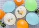 Balony PartyDeco Pojazdy budowlane 30 cm Kremowe 50 szt (5904555021570) - obraz 2