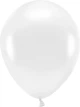 Balony PartyDeco Eco metalizowane 26 cm Białe 100 szt (5900779134751) - obraz 2