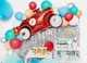 Повітряні кульки PartyDeco Eco пастельні 30 см Червоні 100 шт (5900779134348) - зображення 4