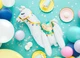 Повітряні кульки PartyDeco Eco пастельні 30 см Білі 100 шт (5900779134102) - зображення 5