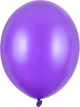 Повітряні кульки PartyDeco Strong Metallic 30 см Фіолетові 100 шт (5901157486035) - зображення 2