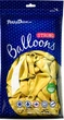 Повітряні кульки PartyDeco Strong Metallic 30 см Лимонні 100 шт (5901157486103) - зображення 1