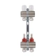 Коллектор латунный с расходомерами и евроконусами Thermo Alliance Standart 1" на 2 выхода TAS235W2E - изображение 1